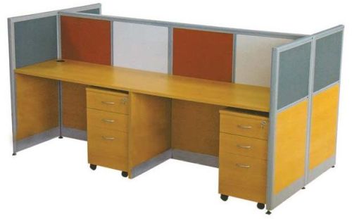 Rectangular Aluminium Office Workstations, Color : Brown