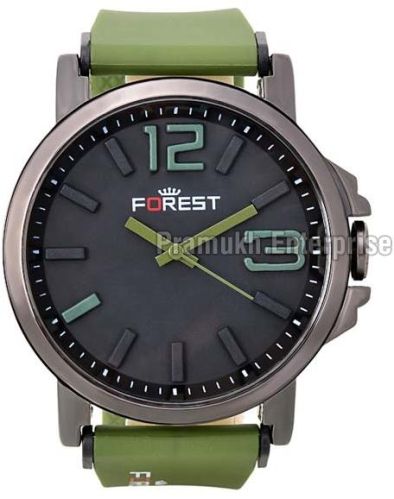 Forest Green Fancy Analog Watch For Men and Boys