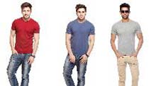 Plain Cotton Mens Round Neck T-Shirt, Size : XL, XXL