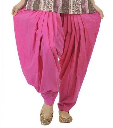 Chanderi Plain Ladies Patiala Salwar, Occasion : Casual, Formal