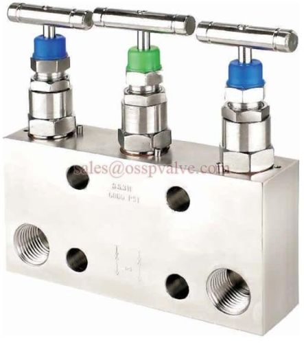 Direct Mounting 3 Way Manifold Valve