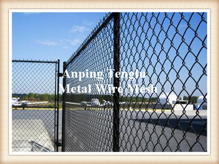 Carbon steel wire Airport Safety Mesh Fence