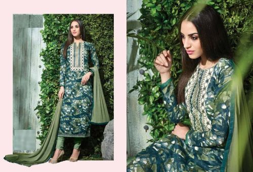 Embroidered Cotton Suits, Size : L, XL