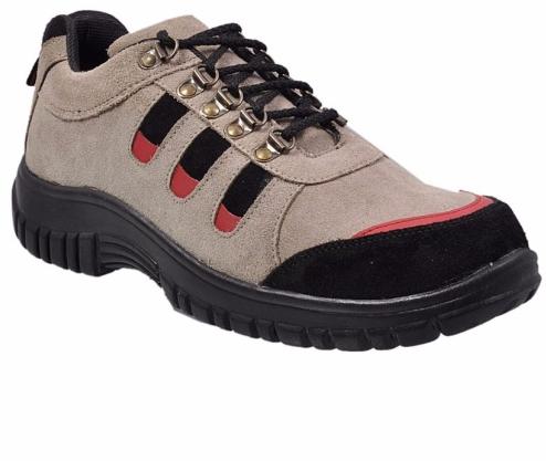 Creamy Leather Safety Shoes, For Constructional, Industrial Pupose, Feature : Durable