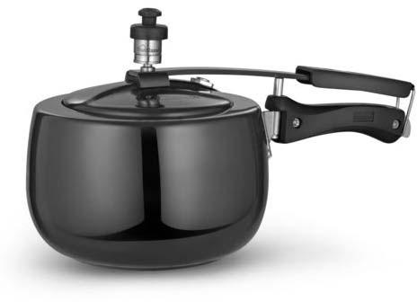 Zolon Aluminium Hard Anodized Pressure Cooker, For Frying Food, Feature : Strong Structure