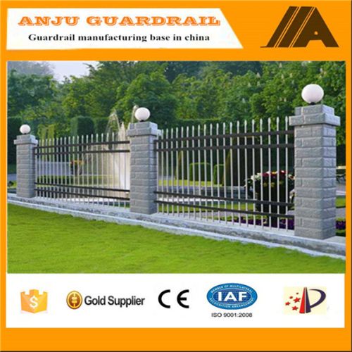 Durable Galvanized Ornamental Metal Fencing, Brand Name : ANJU