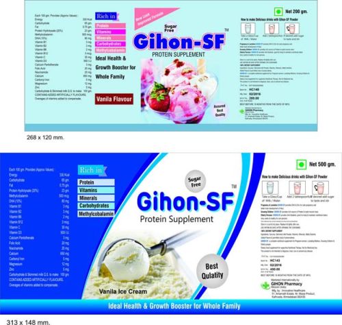 Gihon Sf Nutritional Food Supplement With Vanilla Flavour