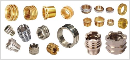 Brass Knurling Inserts, For PVC Pipe Fittings, Size : 1/2'