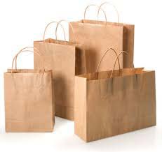 Brown Kraft Paper Carry Bags