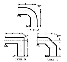 Steel (90) Bend Pipe Fitting