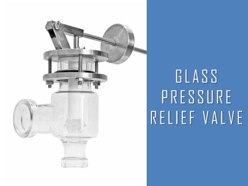 PTFE Pressure Relief Valve OF Glass, Color : Transparent