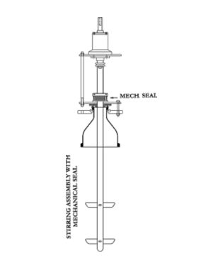 Stirring Assembly With Mechanical Seal