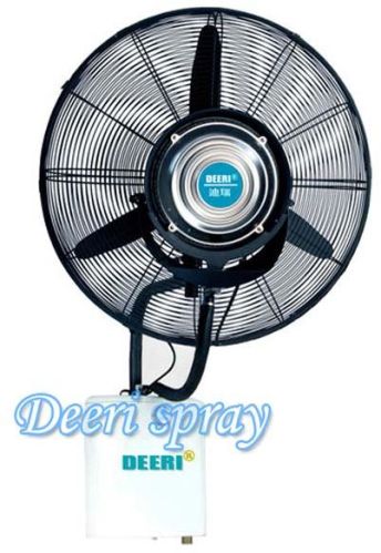Deeri Top Modern Wall Mounted Mist Water Spray Fan With Rainproof