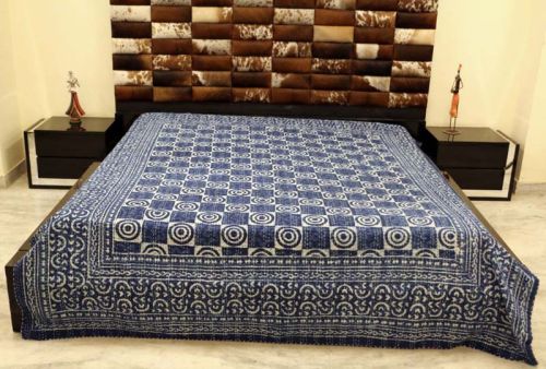 Kantha Ralli Bed Sheet