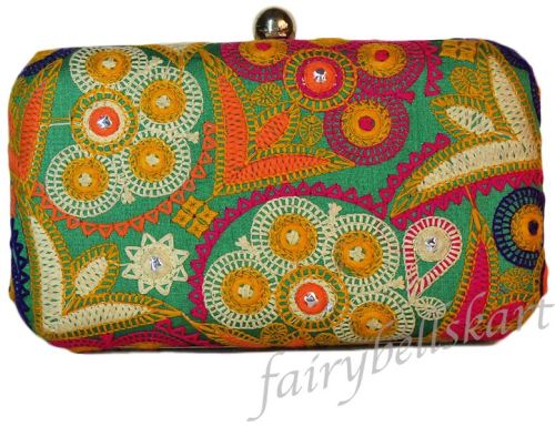 Embroidered Clutches