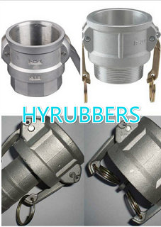 Stainless Aluminium Camlock Couplings, Brand Name : Hyrubbers