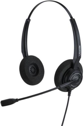 Binaural Call Center Telephone Headset, Brand Name : Ubeida