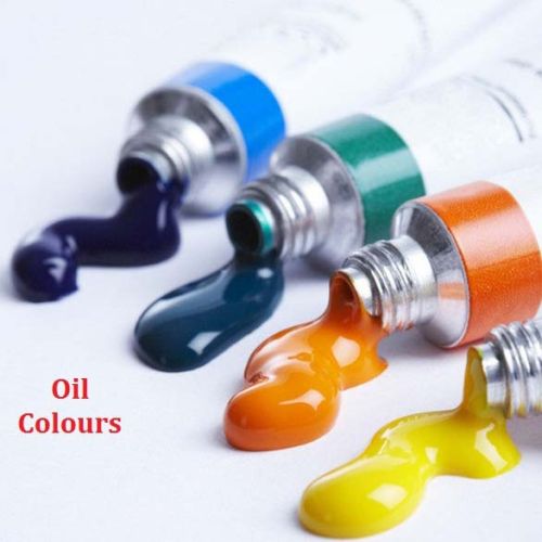 Oil Colours, Packaging Type : Paper Box