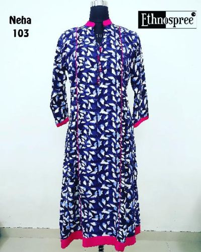 Anarkali Kurti, Color : Multi