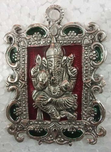 Polished German Silver Ganesh Statue, For Home, Office, Style : Antique
