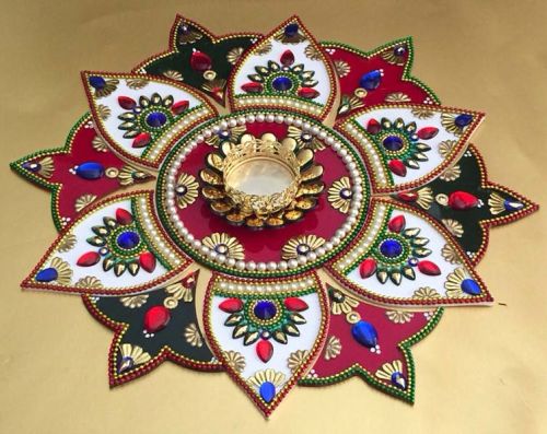 Paper Acrylic Decorative Rangoli, For Decoration, Feature : Easy To Use, Good Quality, Highly Durable