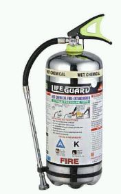 Steel Kitchen Fire Extinguisher, Certification : ISI Certified