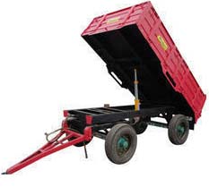 Four Wheel Hydraulic Tractor Trolley