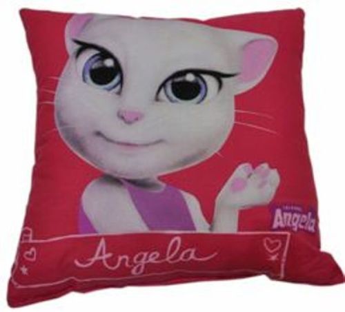 Poly cotton Cushion, Brand Name : Talking Angela 40x40 cm for All