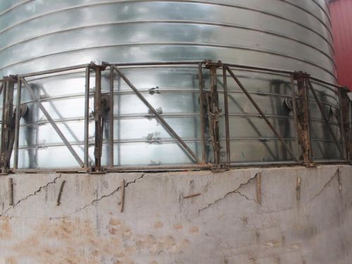 Polished Flat Bottom Silo