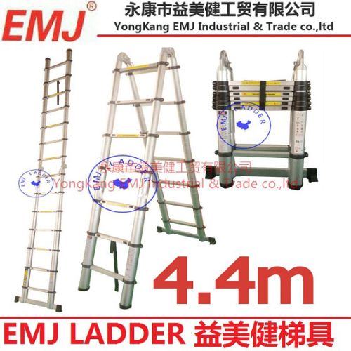 Aluminum EMJ 4.4M Joint Telescopic Ladder