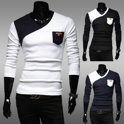 Cotton Plain Mens T-shirts S- Xl Casual Wear