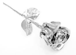 Gifts Castle Silver Plated Rose, For Gifting Purpose Etc.