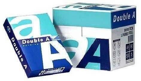 100% wood pulp Double A Brand A4 Copy Paper, Packaging Type : White