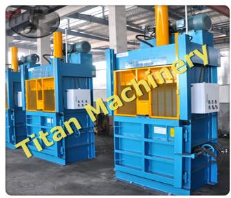 Hydraulic Vertical Baler For Waste Paper, Brand Name : Titan