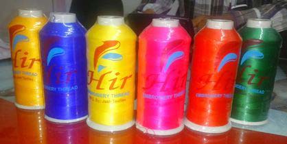 Plain Polyester Stitching Thread, Packaging Type : Corrugated Box