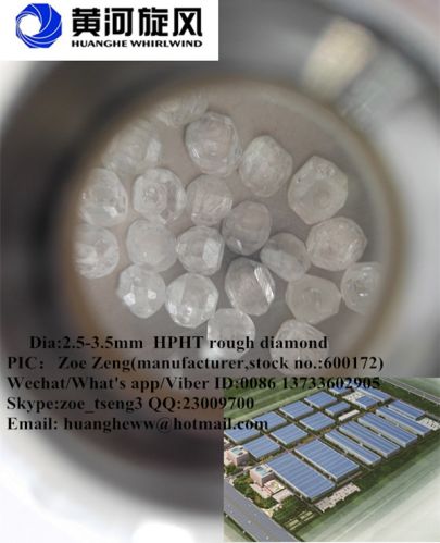 MOISSINATE Shining Synthetic Rough Diamond, Brand Name : huanghe