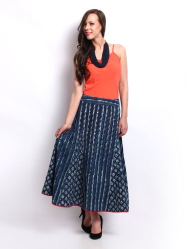 Ethnic Dabu Print Skirts