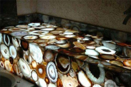 Solid Glue Agate Stones