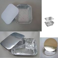 Aluminum Foil Container Lid, Color : Silver