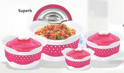 Plastic Hot Pot Sets Food Flask - Superb