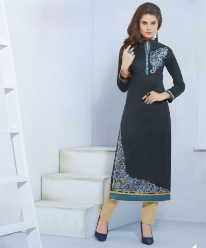 Revon Ladies Jaipuri Kurtis, Color : Blue