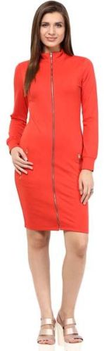 Red New Look Bodycon Dress, Style : Gurgaon