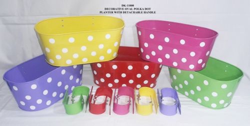 Oval Planter With Detachable Handle