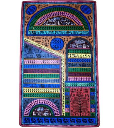 Pattachitra Tribal Art Paintings, Color : Blue