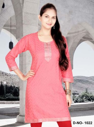 Ladies cotton kurtis, Size : L, M, XL
