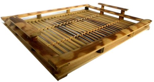 Creative Thought 02 Bamboo Tray, For Food Serving, Home Decor, Size : Multisize