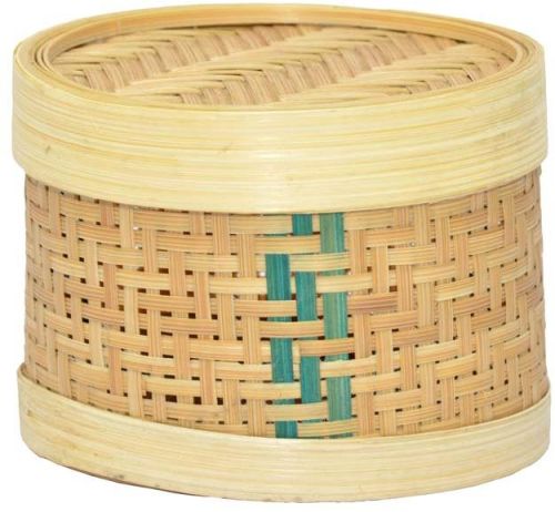 Creative Thought Bamboo Jewellry Box, Size : 10x9x8 Cm