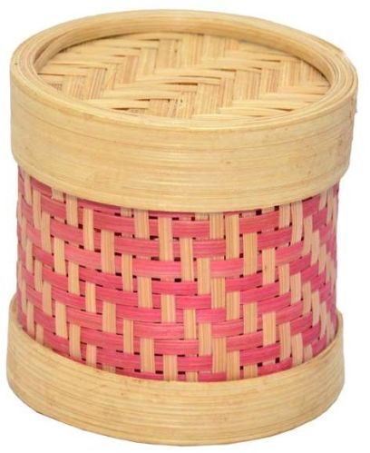 Creative Thought Bamboo Jewellry Box 3, Size : 8x8 Cm