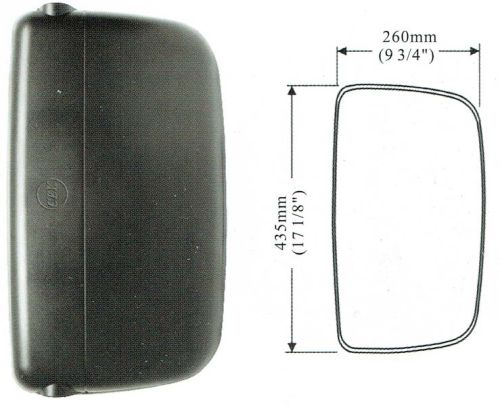 Plastic Side Rearview Mirror For Auman Etx 248mm*435 mm