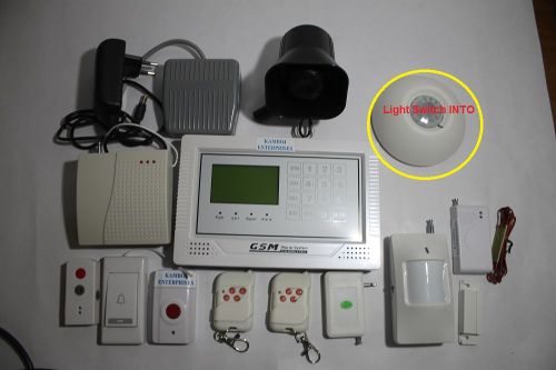 10 Zone Wireless System With Hooter and Light Switch Into